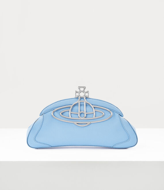 Vivienne Westwood Amber Clutch in LIGHT BLUE